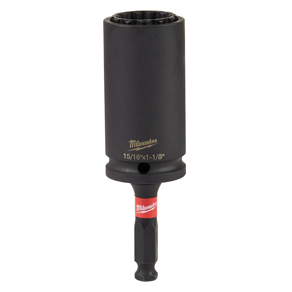 SHOCKWAVE™ Lineman&#39;s 12PT 15/16 in. & 1-1/8 in. 2-in-1 Socket<span class=' ItemWarning' style='display:block;'>Item is usually in stock, but we&#39;ll be in touch if there&#39;s a problem<br /></span>