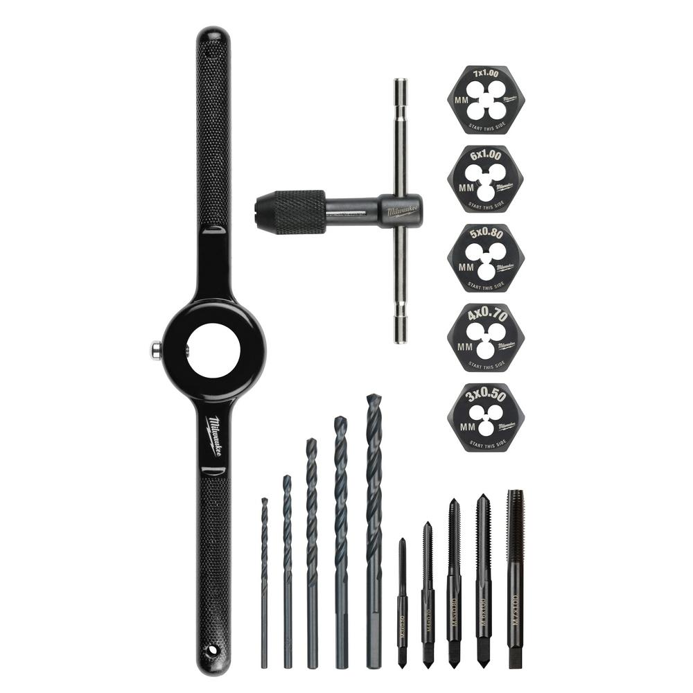 17PC Metric Tap and Die Set<span class=' ItemWarning' style='display:block;'>Item is usually in stock, but we&#39;ll be in touch if there&#39;s a problem<br /></span>