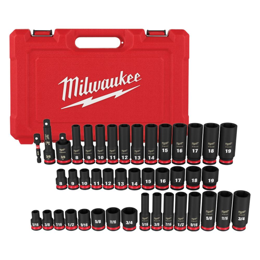 43PC SHOCKWAVE™ Impact Duty™ 3/8&#34; Drive SAE & Metric Deep 6 Point Socket Set<span class=' ItemWarning' style='display:block;'>Item is usually in stock, but we&#39;ll be in touch if there&#39;s a problem<br /></span>