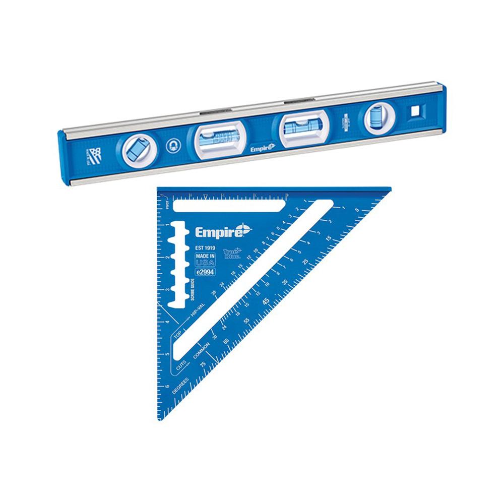 12 in. True Blue® Magnetic Tool Box Level and Rafter Square<span class=' ItemWarning' style='display:block;'>Item is usually in stock, but we&#39;ll be in touch if there&#39;s a problem<br /></span>