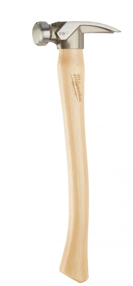 19oz Smooth Face Hickory Wood Framing Hammer<span class=' ItemWarning' style='display:block;'>Item is usually in stock, but we&#39;ll be in touch if there&#39;s a problem<br /></span>