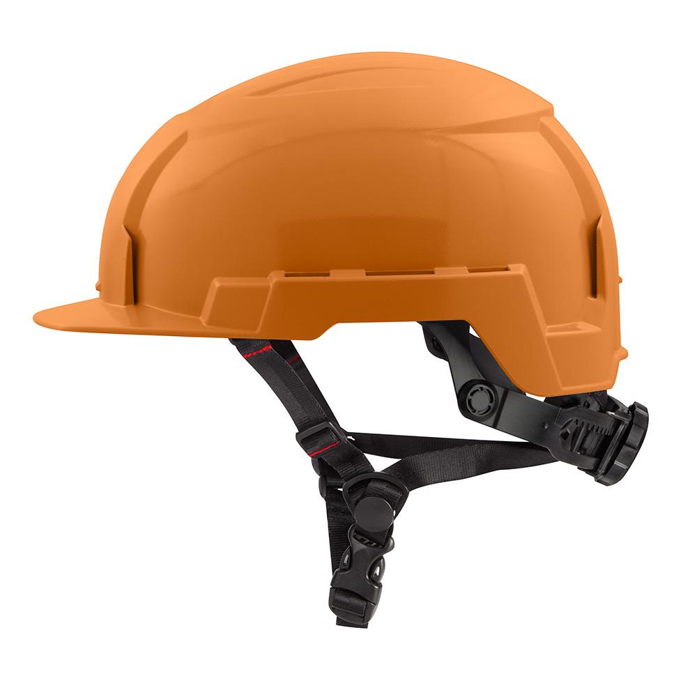 Orange Front Brim Safety Helmet (USA) - Type 2, Class E<span class=' ItemWarning' style='display:block;'>Item is usually in stock, but we&#39;ll be in touch if there&#39;s a problem<br /></span>