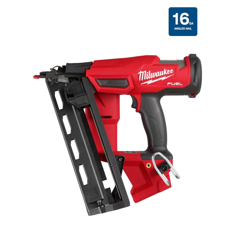 M18 FUEL™ 16 Gauge Angled Finish Nailer<span class=' ItemWarning' style='display:block;'>Item is usually in stock, but we&#39;ll be in touch if there&#39;s a problem<br /></span>