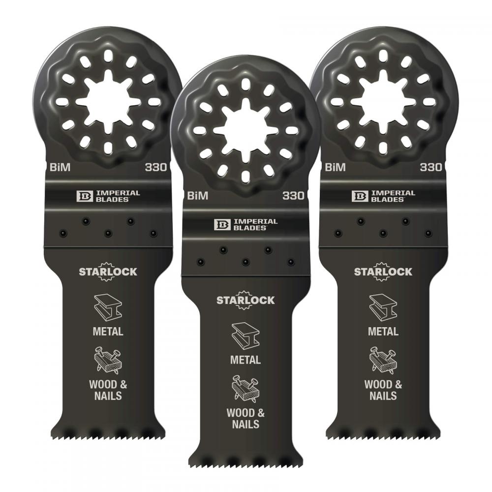 Imperial Blades IBSL330-3 Starlock™ 1-1/8&#34; Standard Metal Blade, 3PC<span class=' ItemWarning' style='display:block;'>Item is usually in stock, but we&#39;ll be in touch if there&#39;s a problem<br /></span>