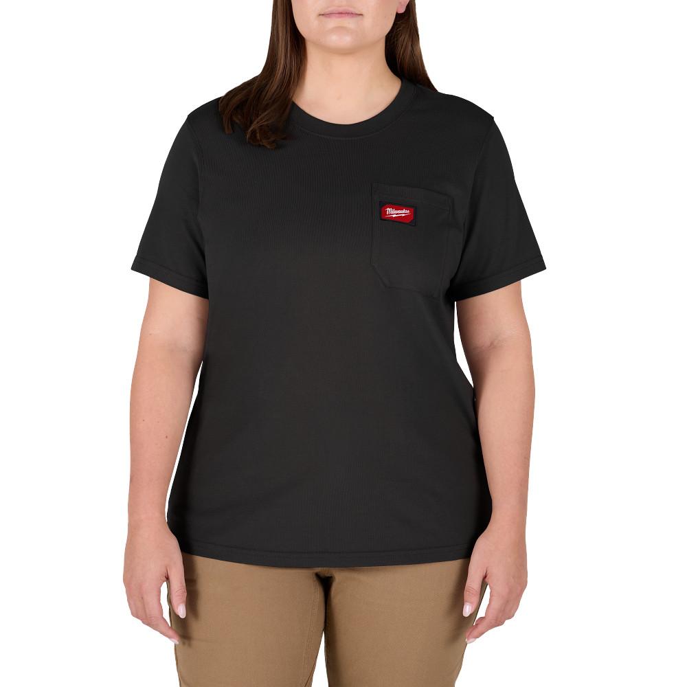 Women&#39;s GRIDIRON™Pocket T-Shirt - Short Sleeve Black S<span class=' ItemWarning' style='display:block;'>Item is usually in stock, but we&#39;ll be in touch if there&#39;s a problem<br /></span>