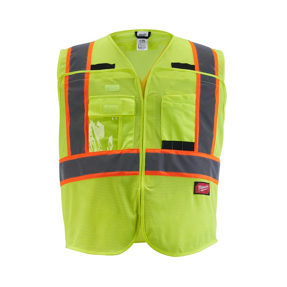 Class 2 Breakaway High Visibility Yellow Mesh Safety Vest - 2XL/3XL (CSA)<span class=' ItemWarning' style='display:block;'>Item is usually in stock, but we&#39;ll be in touch if there&#39;s a problem<br /></span>