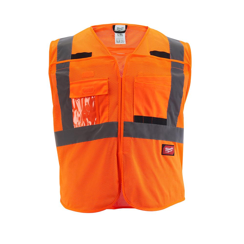 Class 2 Breakaway High Visibility Orange Mesh Safety Vest - S/M<span class=' ItemWarning' style='display:block;'>Item is usually in stock, but we&#39;ll be in touch if there&#39;s a problem<br /></span>