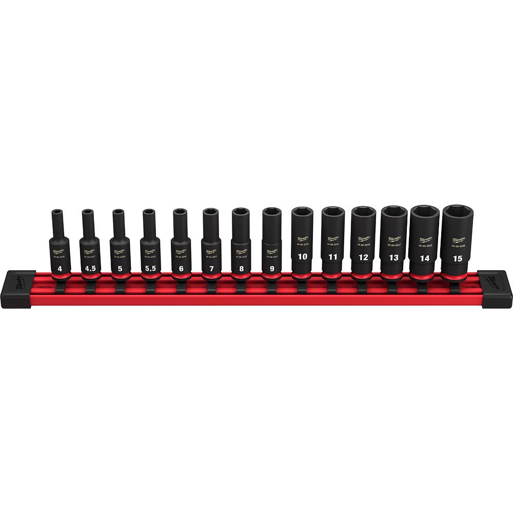 14PC SHOCKWAVE™ Impact Duty™ Metric Deep 6 Point Socket Set<span class=' ItemWarning' style='display:block;'>Item is usually in stock, but we&#39;ll be in touch if there&#39;s a problem<br /></span>