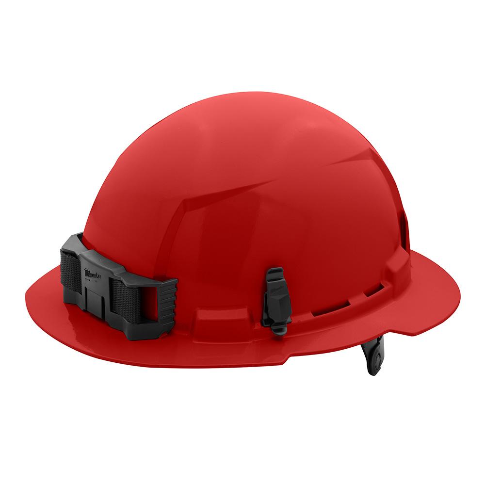 Red Full Brim Hard Hat w/6pt Ratcheting Suspension - Type 1, Class E<span class=' ItemWarning' style='display:block;'>Item is usually in stock, but we&#39;ll be in touch if there&#39;s a problem<br /></span>