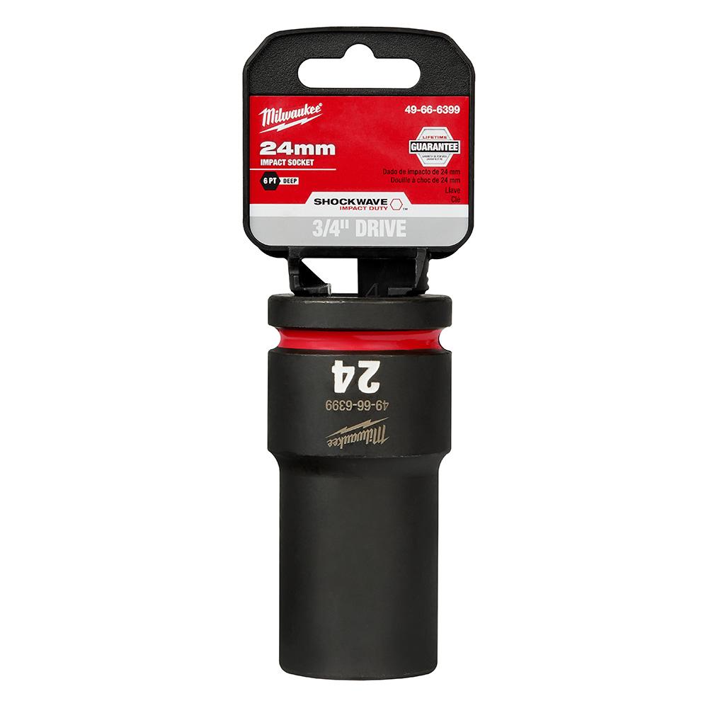 SHOCKWAVE™ Impact Duty™ 3/4&#34; Drive 24MM Deep 6 Point Socket<span class=' ItemWarning' style='display:block;'>Item is usually in stock, but we&#39;ll be in touch if there&#39;s a problem<br /></span>