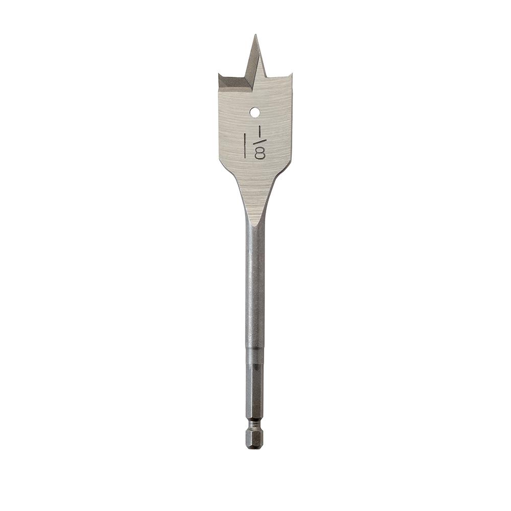 Flat Boring Bit 1-1/8 in. x 6 in.<span class=' ItemWarning' style='display:block;'>Item is usually in stock, but we&#39;ll be in touch if there&#39;s a problem<br /></span>