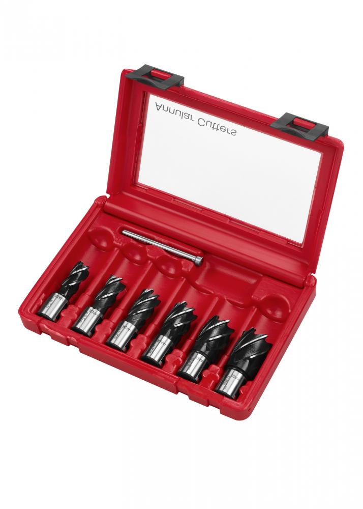 6-Piece HSS Annular Cutter Set<span class=' ItemWarning' style='display:block;'>Item is usually in stock, but we&#39;ll be in touch if there&#39;s a problem<br /></span>