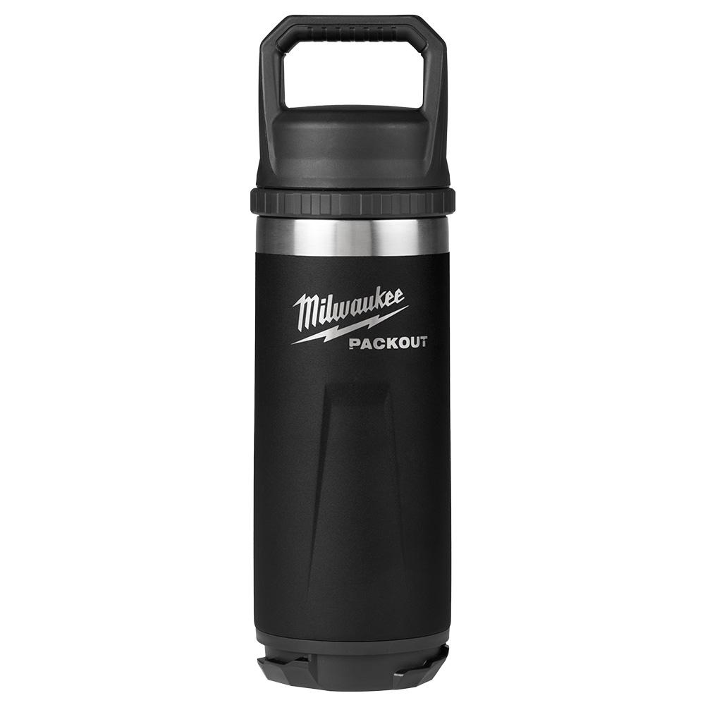 PACKOUT™ 18oz Insulated Bottle with Chug Lid - Black<span class=' ItemWarning' style='display:block;'>Item is usually in stock, but we&#39;ll be in touch if there&#39;s a problem<br /></span>