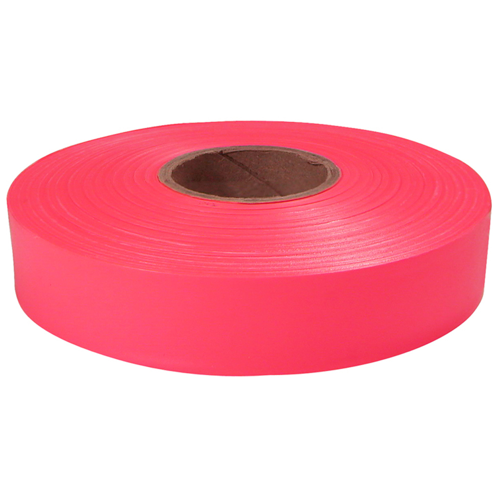 600 ft. x 1 in. Pink Flagging Tape<span class=' ItemWarning' style='display:block;'>Item is usually in stock, but we&#39;ll be in touch if there&#39;s a problem<br /></span>