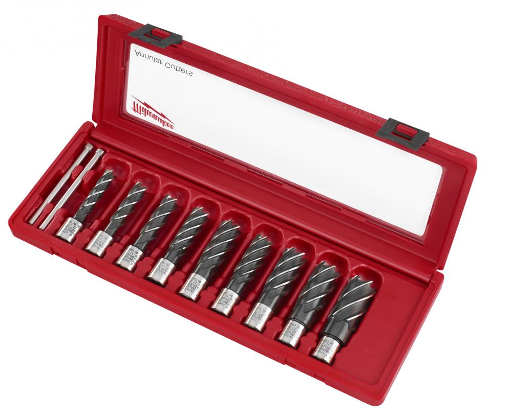 9-Piece HSS Annular Cutter Set<span class=' ItemWarning' style='display:block;'>Item is usually in stock, but we&#39;ll be in touch if there&#39;s a problem<br /></span>