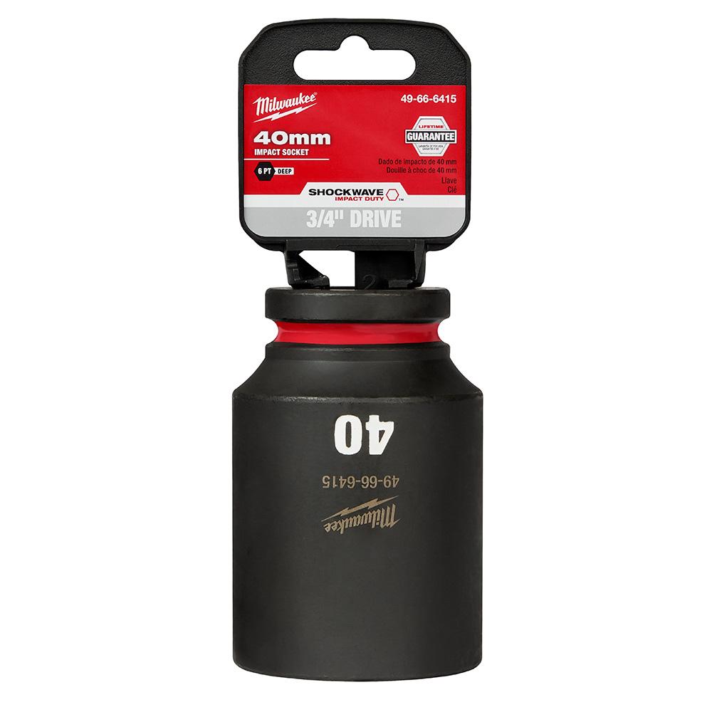 SHOCKWAVE™ Impact Duty™ 3/4&#34; Drive 40MM Deep 6 Point Socket<span class=' ItemWarning' style='display:block;'>Item is usually in stock, but we&#39;ll be in touch if there&#39;s a problem<br /></span>