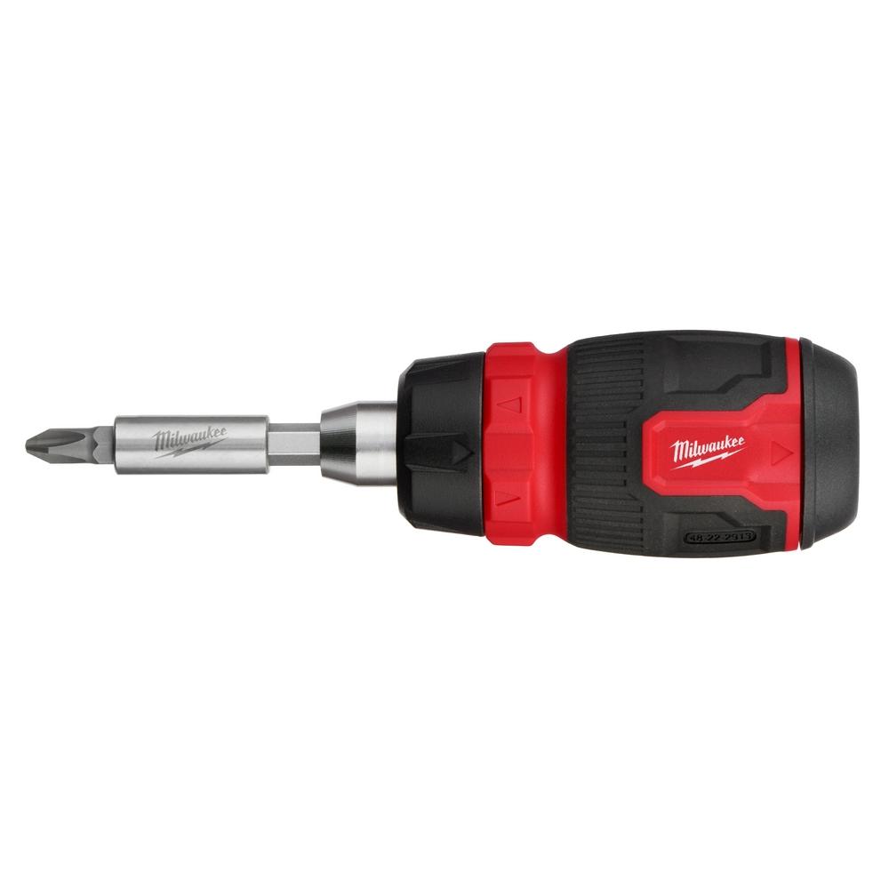 8-in-1 Ratcheting Compact Multi-Bit Screwdriver<span class=' ItemWarning' style='display:block;'>Item is usually in stock, but we&#39;ll be in touch if there&#39;s a problem<br /></span>