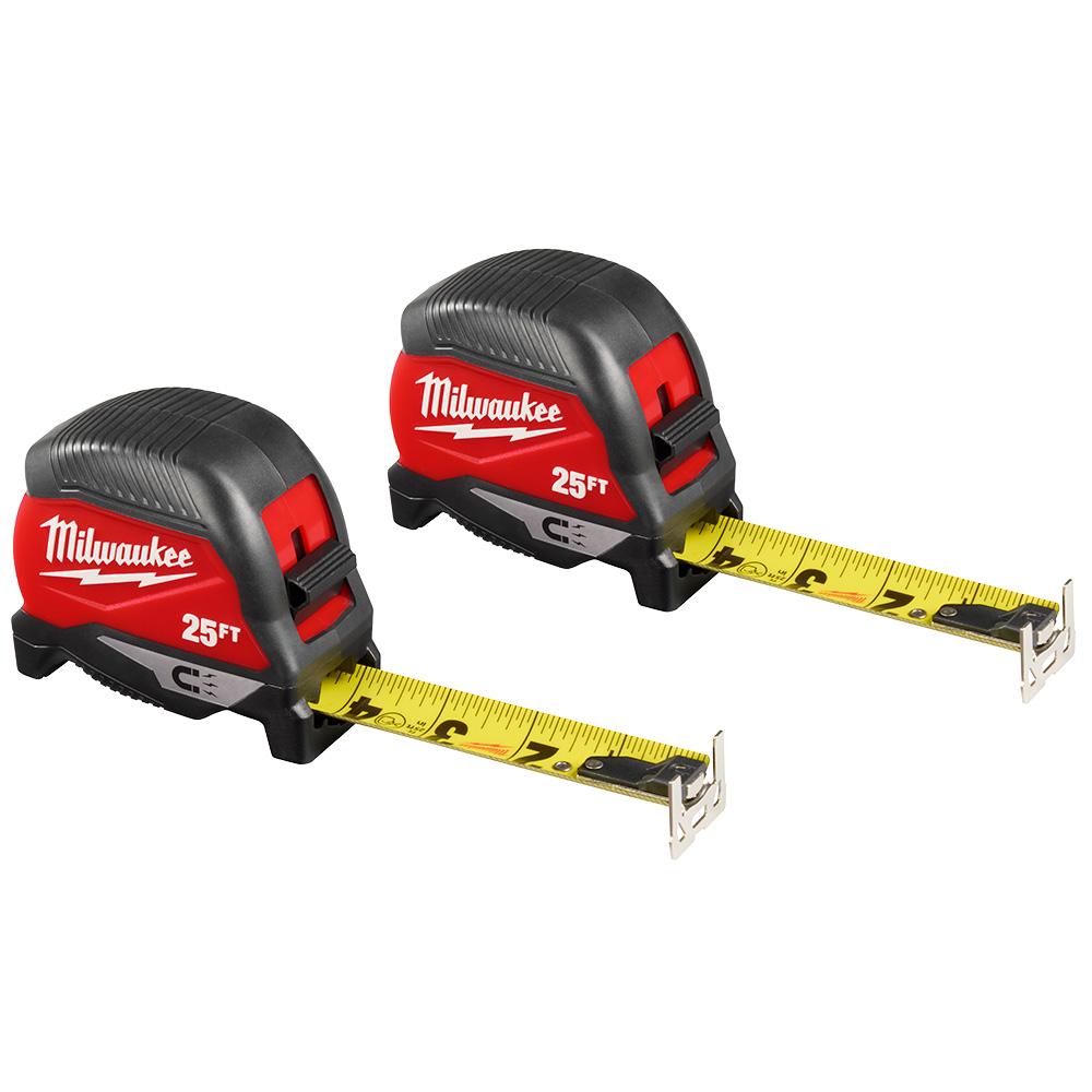 25ft Magnetic Tape Measure 2-Pack<span class=' ItemWarning' style='display:block;'>Item is usually in stock, but we&#39;ll be in touch if there&#39;s a problem<br /></span>