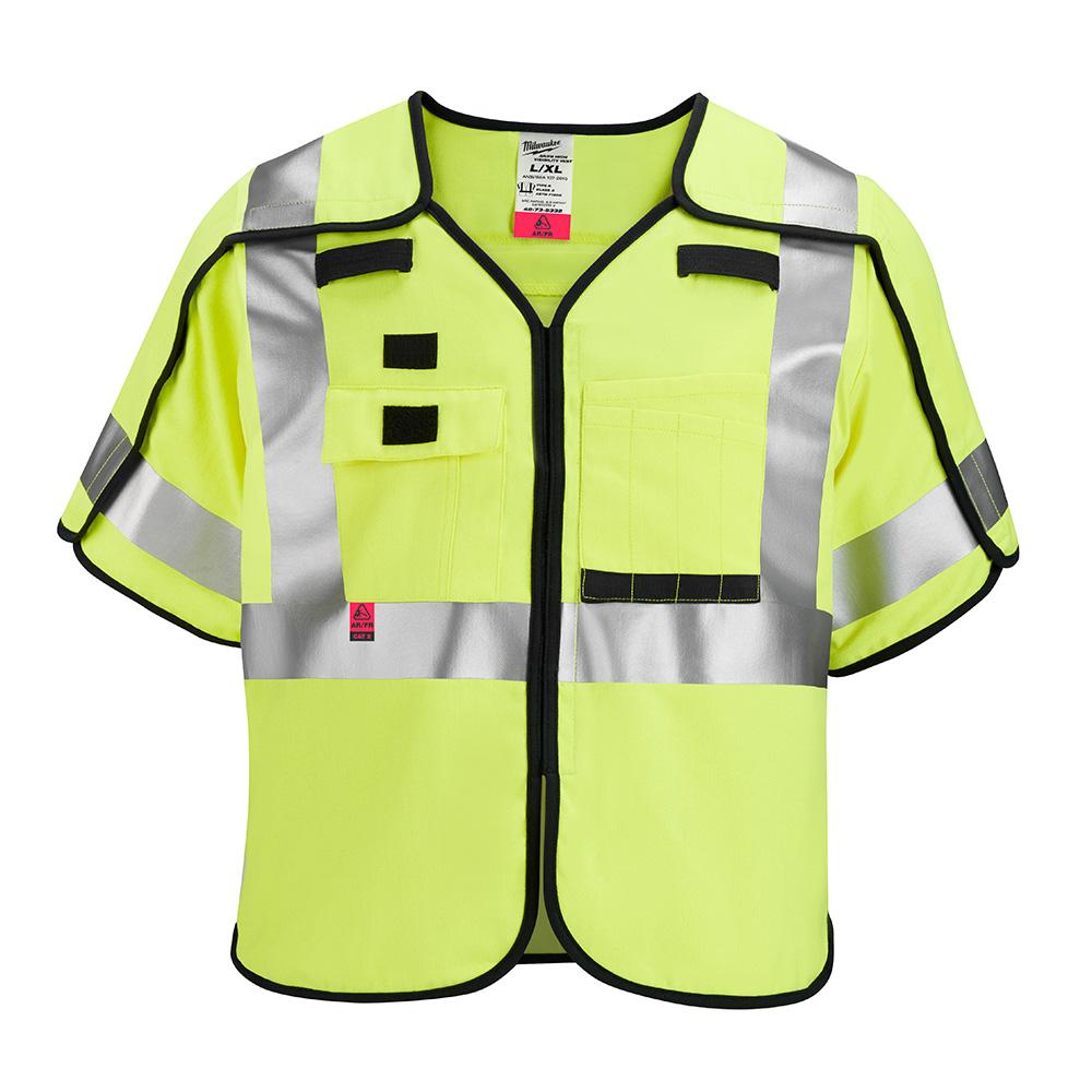 AR/FR Cat. 1 Class 3 Breakaway High Visibility Yellow Safety Vest - S/M (ANSI/CSA)<span class=' ItemWarning' style='display:block;'>Item is usually in stock, but we&#39;ll be in touch if there&#39;s a problem<br /></span>