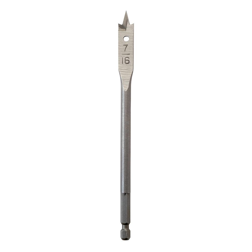 Flat Boring Bit 7/16 in. x 6 in.<span class=' ItemWarning' style='display:block;'>Item is usually in stock, but we&#39;ll be in touch if there&#39;s a problem<br /></span>