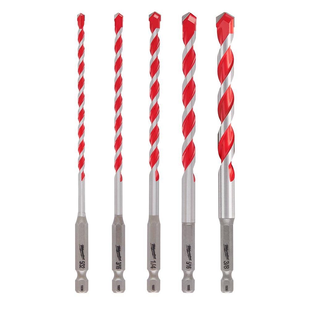 5pc. SHOCKWAVE™ Carbide Hammer Drill Bit Kit<span class=' ItemWarning' style='display:block;'>Item is usually in stock, but we&#39;ll be in touch if there&#39;s a problem<br /></span>