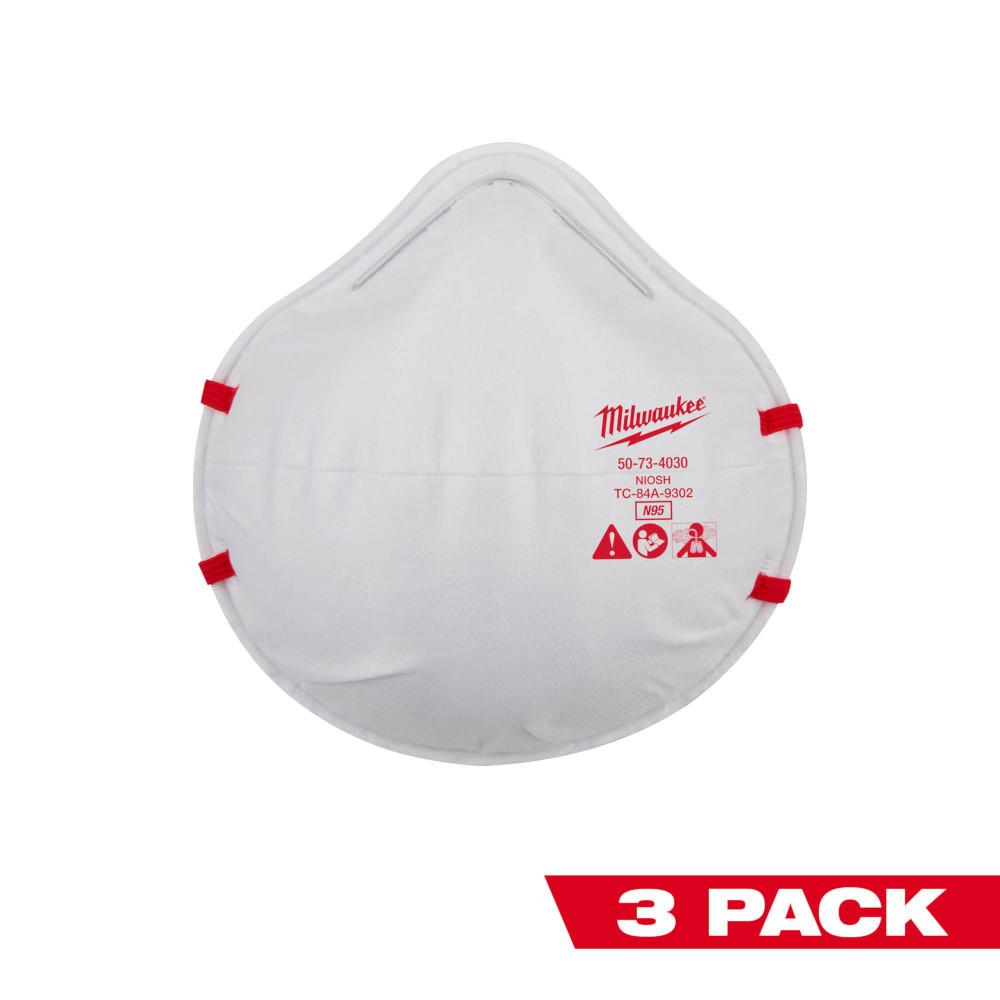 3PK N95 Respirator<span class=' ItemWarning' style='display:block;'>Item is usually in stock, but we&#39;ll be in touch if there&#39;s a problem<br /></span>