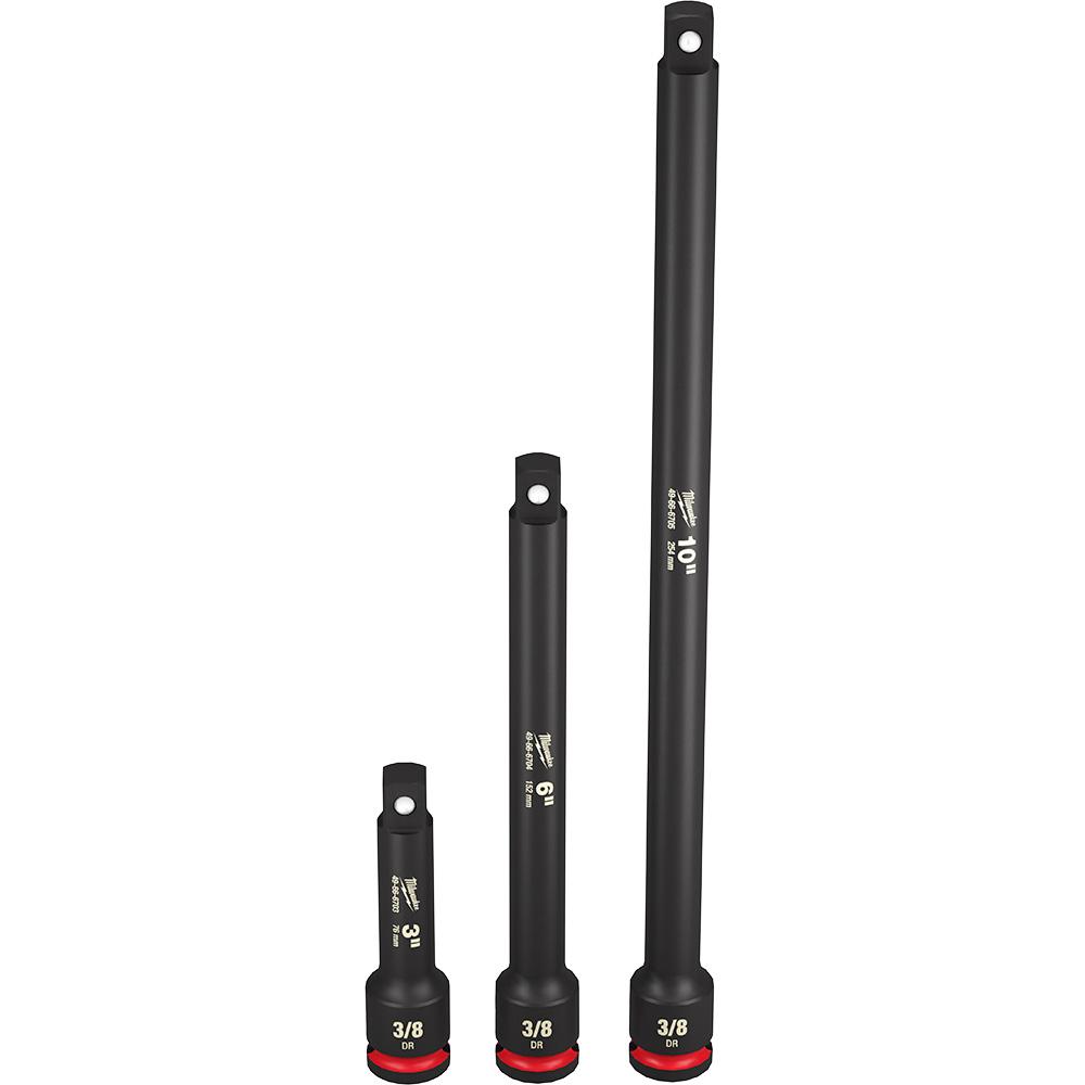 3PC SHOCKWAVE™ Impact Duty™ 3/8&#34; Drive Extension Set<span class=' ItemWarning' style='display:block;'>Item is usually in stock, but we&#39;ll be in touch if there&#39;s a problem<br /></span>