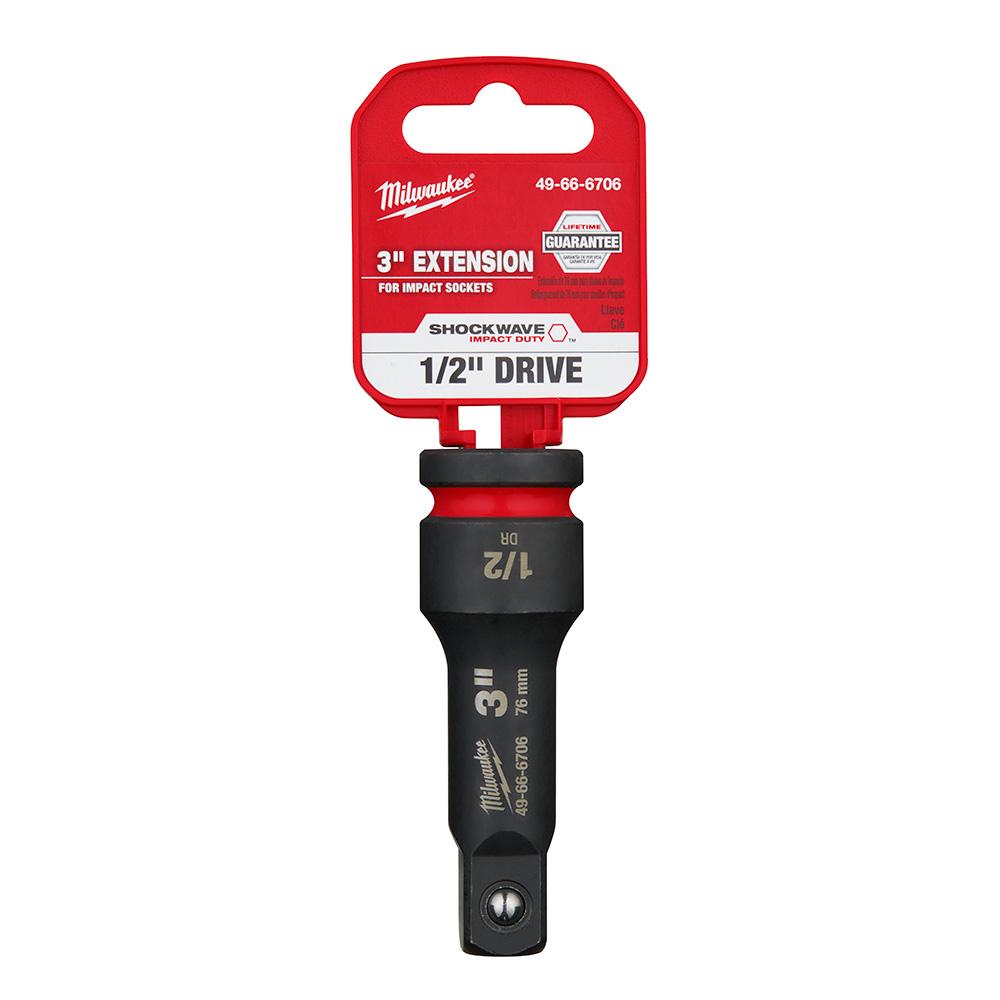 SHOCKWAVE™ Impact Duty™ 1/2&#34; Drive 3&#34; Extension<span class=' ItemWarning' style='display:block;'>Item is usually in stock, but we&#39;ll be in touch if there&#39;s a problem<br /></span>