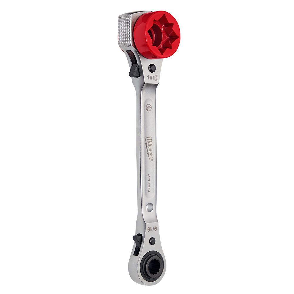 Lineman&#39;s 5in1 Ratcheting Wrench w/ Milled Strike Face<span class=' ItemWarning' style='display:block;'>Item is usually in stock, but we&#39;ll be in touch if there&#39;s a problem<br /></span>