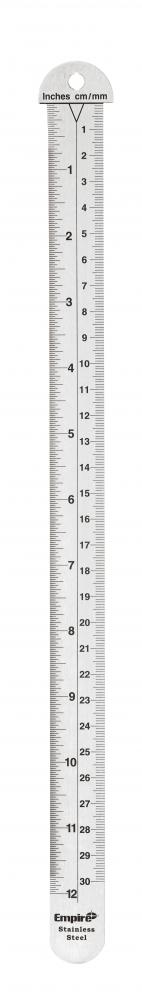 12 in. Hook Ruler (32nds, mm, cm)<span class=' ItemWarning' style='display:block;'>Item is usually in stock, but we&#39;ll be in touch if there&#39;s a problem<br /></span>