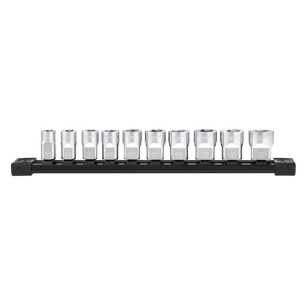 10pc 3/8 in. Metric Sockets with FOUR FLAT™ Sides<span class=' ItemWarning' style='display:block;'>Item is usually in stock, but we&#39;ll be in touch if there&#39;s a problem<br /></span>