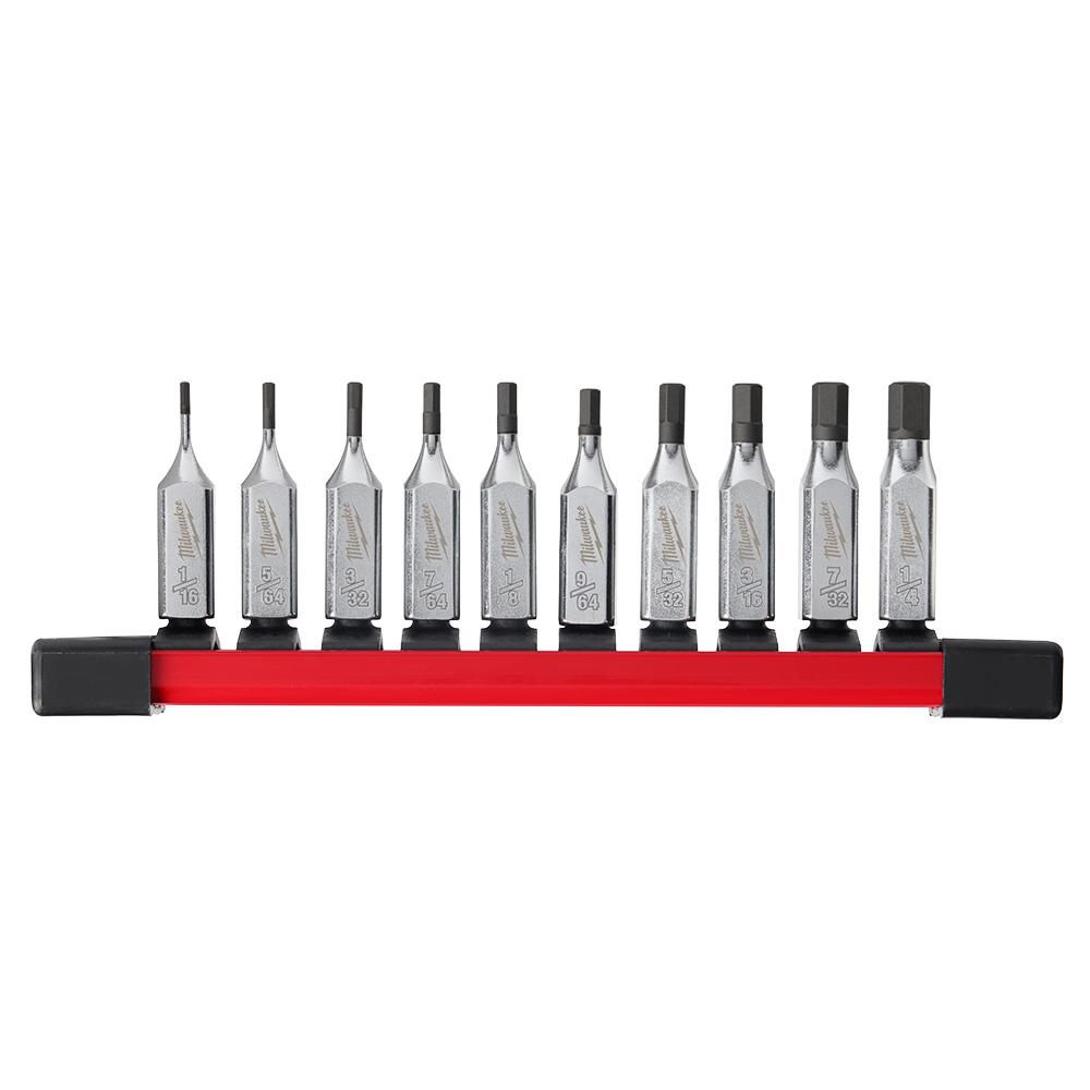 10pc 1/4&#34; Drive Hex Bit Socket Set - SAE<span class=' ItemWarning' style='display:block;'>Item is usually in stock, but we&#39;ll be in touch if there&#39;s a problem<br /></span>