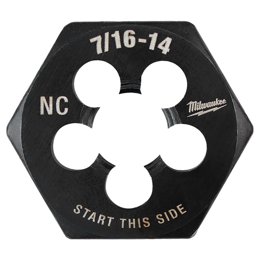 7/16&#34;-14 NC 1-Inch Hex Threading Die<span class=' ItemWarning' style='display:block;'>Item is usually in stock, but we&#39;ll be in touch if there&#39;s a problem<br /></span>