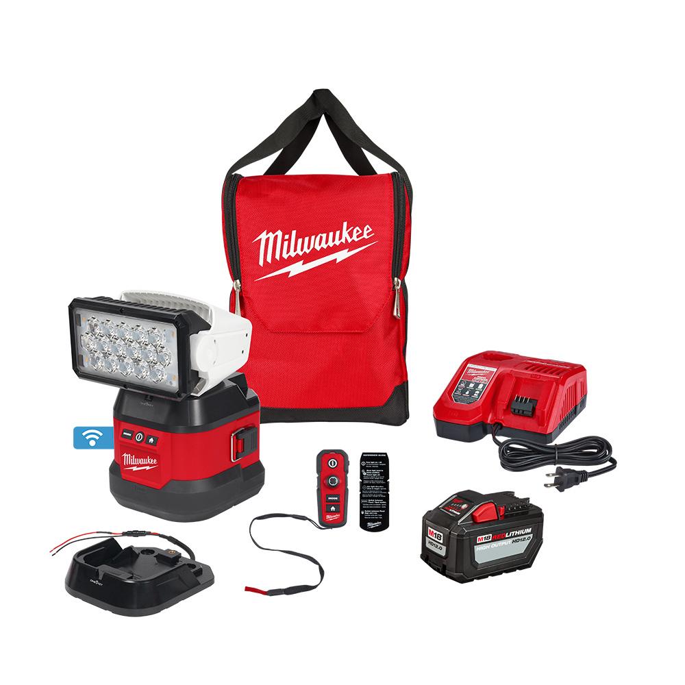 M18™ Utility Remote Control Search Light Kit w/ Portable Base<span class=' ItemWarning' style='display:block;'>Item is usually in stock, but we&#39;ll be in touch if there&#39;s a problem<br /></span>