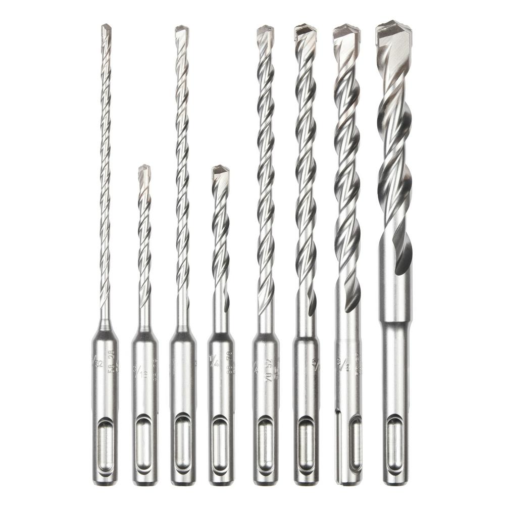 8pc. SDS Plus M/2™ 2-Cutter Drill Bit Kit<span class=' ItemWarning' style='display:block;'>Item is usually in stock, but we&#39;ll be in touch if there&#39;s a problem<br /></span>