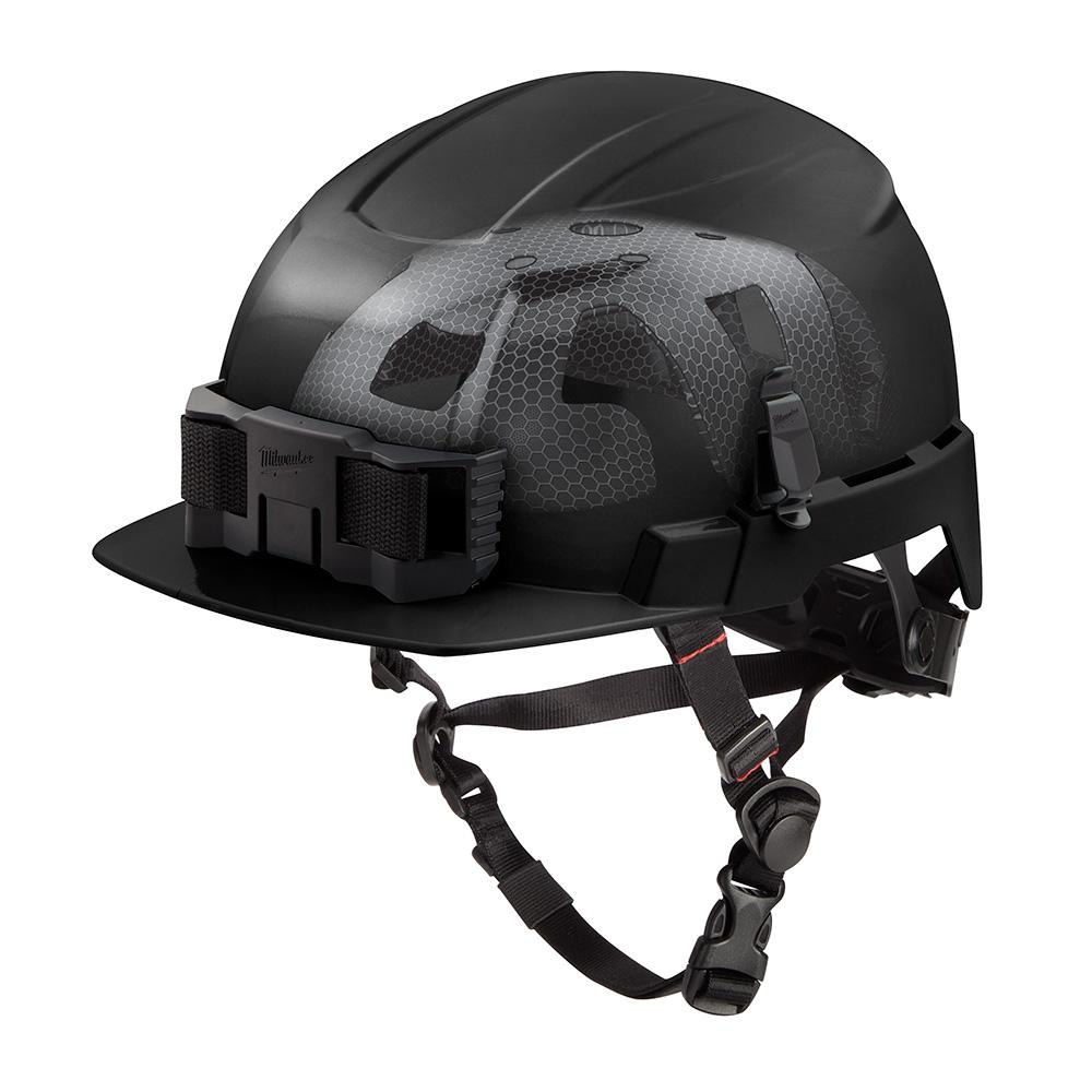 BOLT™ Black Front Brim Safety Helmet with IMPACT ARMOR™ Liner (USA) - Type 2, Class E<span class=' ItemWarning' style='display:block;'>Item is usually in stock, but we&#39;ll be in touch if there&#39;s a problem<br /></span>