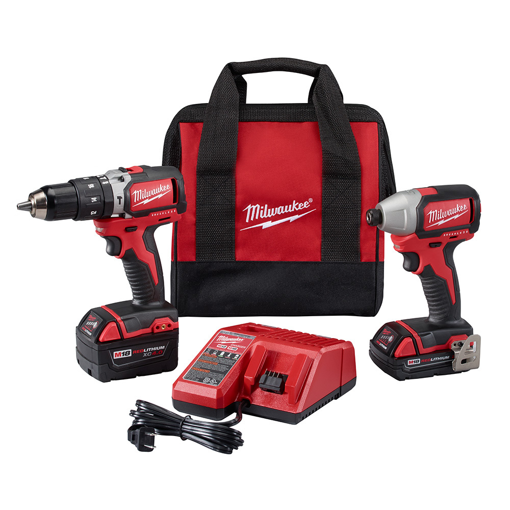 M18™ Compact Brushless Hammer Drill/Brushless Impact Combo Kit (2 Tool)-Reconditioned<span class=' ItemWarning' style='display:block;'>Item is usually in stock, but we&#39;ll be in touch if there&#39;s a problem<br /></span>