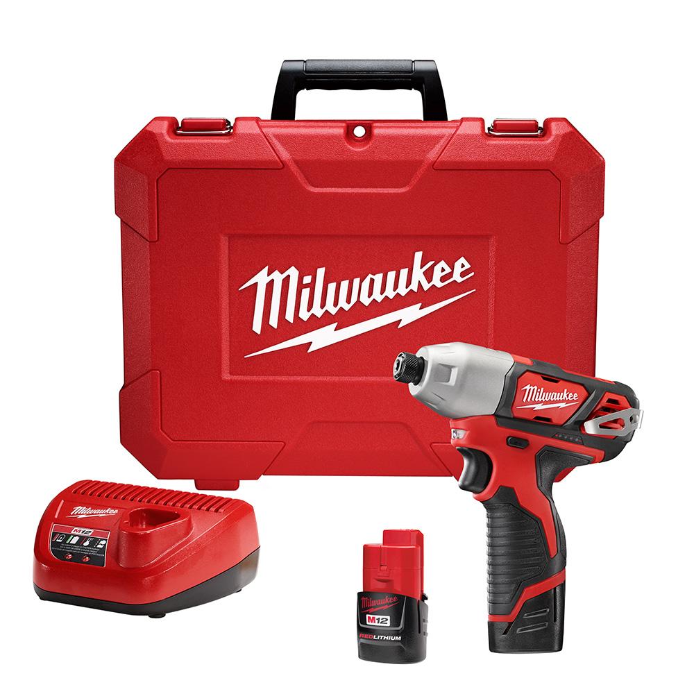 M12™ 1/4 in. Hex Impact Driver Kit<span class=' ItemWarning' style='display:block;'>Item is usually in stock, but we&#39;ll be in touch if there&#39;s a problem<br /></span>