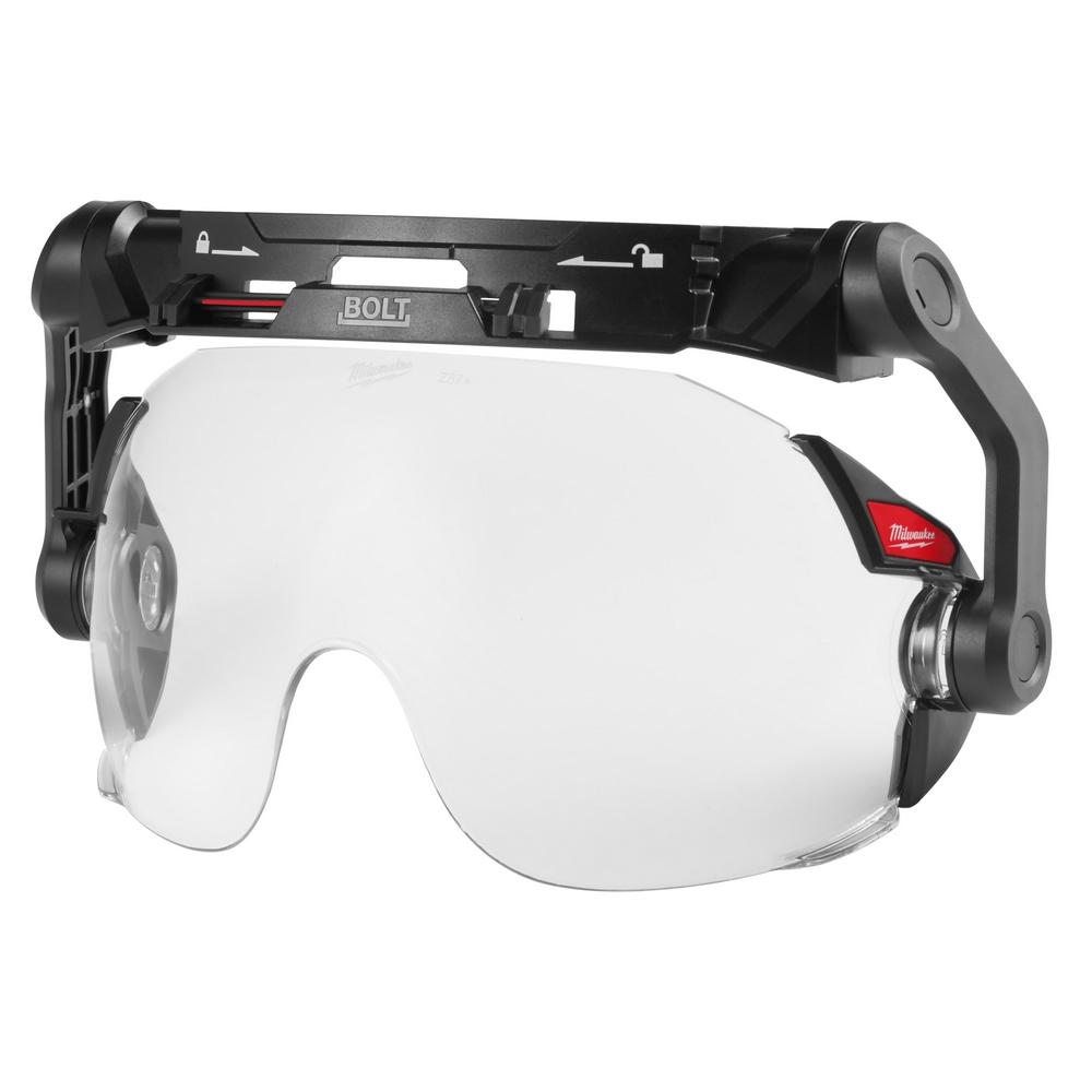 BOLT™ Eye Visor - Clear Dual Coat Lens (Compatible with Milwaukee® Safety Helmets)<span class=' ItemWarning' style='display:block;'>Item is usually in stock, but we&#39;ll be in touch if there&#39;s a problem<br /></span>