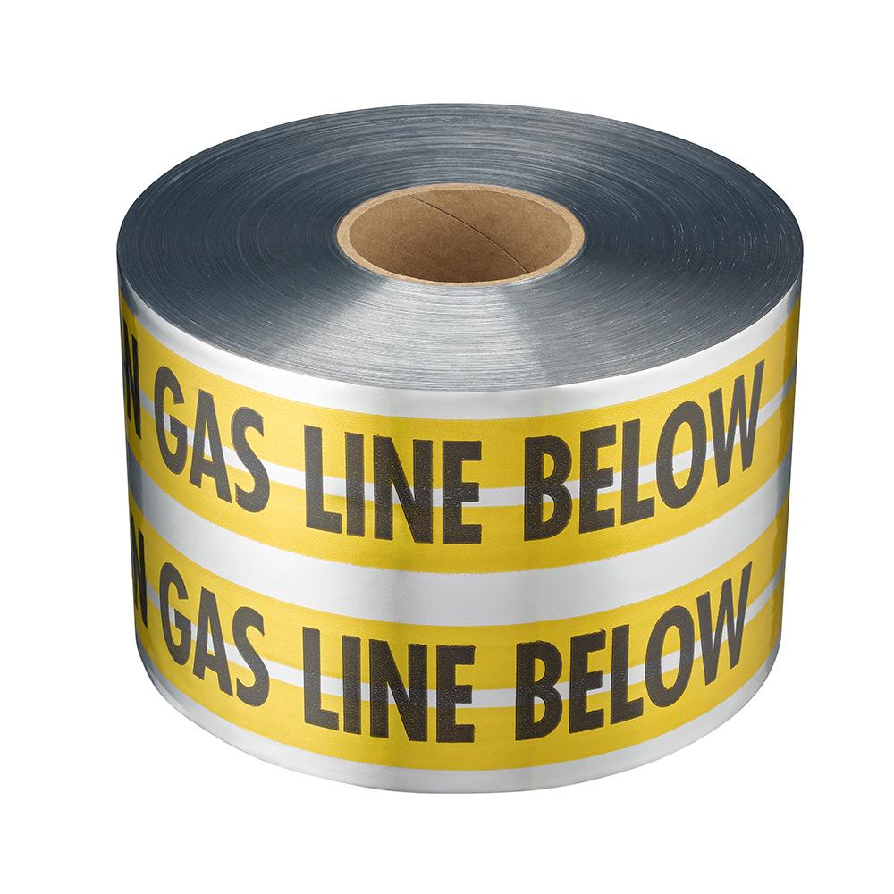 MAGNATEC® Premium Detectable Tape-Gas Line<span class=' ItemWarning' style='display:block;'>Item is usually in stock, but we&#39;ll be in touch if there&#39;s a problem<br /></span>