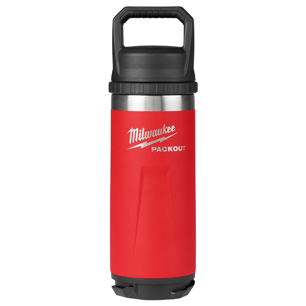 PACKOUT™ 18oz Insulated Bottle with Chug Lid - Red<span class=' ItemWarning' style='display:block;'>Item is usually in stock, but we&#39;ll be in touch if there&#39;s a problem<br /></span>