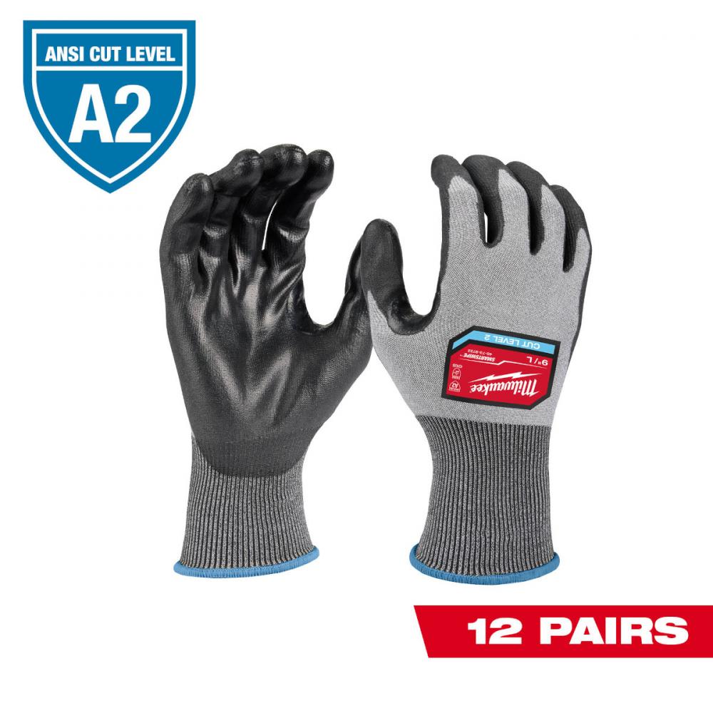 12 Pair Cut Level 2 High Dexterity Polyurethane Dipped Gloves - XXL<span class=' ItemWarning' style='display:block;'>Item is usually in stock, but we&#39;ll be in touch if there&#39;s a problem<br /></span>