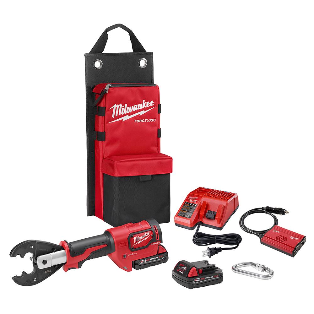 M18™ FORCE LOGIC™ 6T Utility Crimping Kit with D3 Grooves and Fixed BG Die<span class=' ItemWarning' style='display:block;'>Item is usually in stock, but we&#39;ll be in touch if there&#39;s a problem<br /></span>