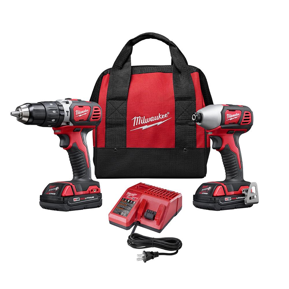 M18™ Cordless Lithium-Ion 2-Tool Combo Kit<span class=' ItemWarning' style='display:block;'>Item is usually in stock, but we&#39;ll be in touch if there&#39;s a problem<br /></span>