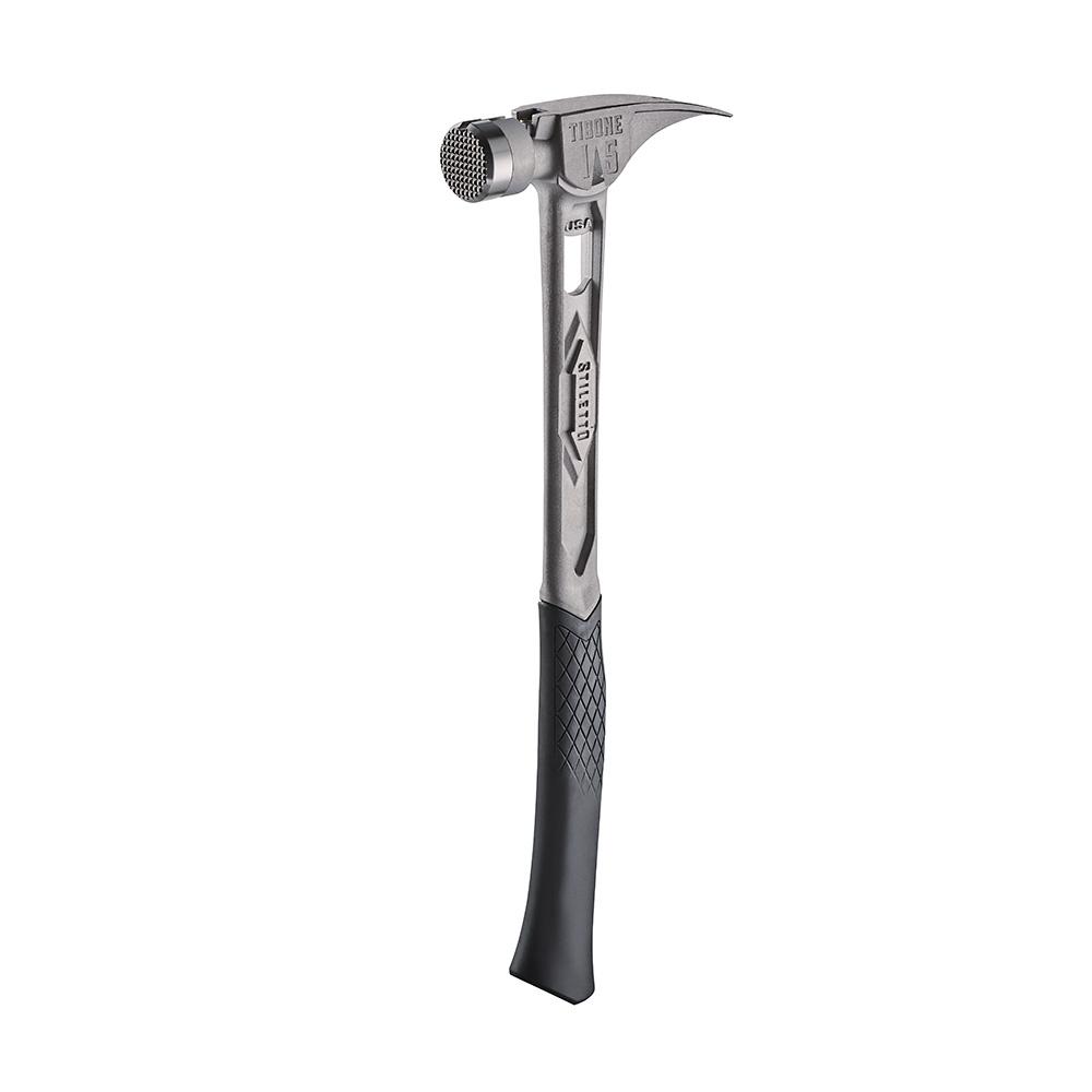 STILETTO® TIBONE™ 15oz Milled/Curved Titanium Framing Hammer<span class=' ItemWarning' style='display:block;'>Item is usually in stock, but we&#39;ll be in touch if there&#39;s a problem<br /></span>