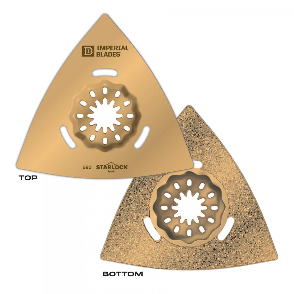 Imperial Blades IBSL620-1 Starlock™ 3-1/8&#34; Carbide Grit Triangle Rasp, 1PC<span class=' ItemWarning' style='display:block;'>Item is usually in stock, but we&#39;ll be in touch if there&#39;s a problem<br /></span>