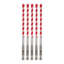 Milwaukee 48-20-9162 - 1/4 in. SHOCKWAVE™ Carbide Hammer Drill Bits 5PK