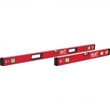 Milwaukee MLBXSM48 - 24 in./48 in. REDSTICK™ Magnetic Box Level Set