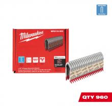 Milwaukee MPU112-960 - 1.5 Inch 9 Gauge Galvanized Staples