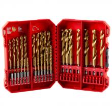 Milwaukee 48-89-4672 - SHOCKWAVE Impact Duty™ RED HELIX™ Titanium Drill Bit Set - 29PC